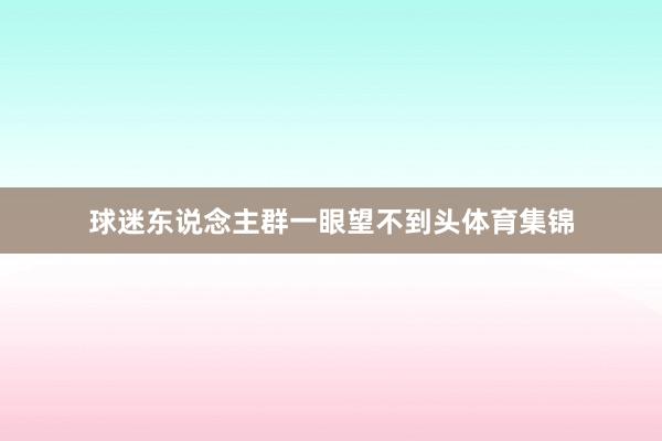 球迷东说念主群一眼望不到头体育集锦